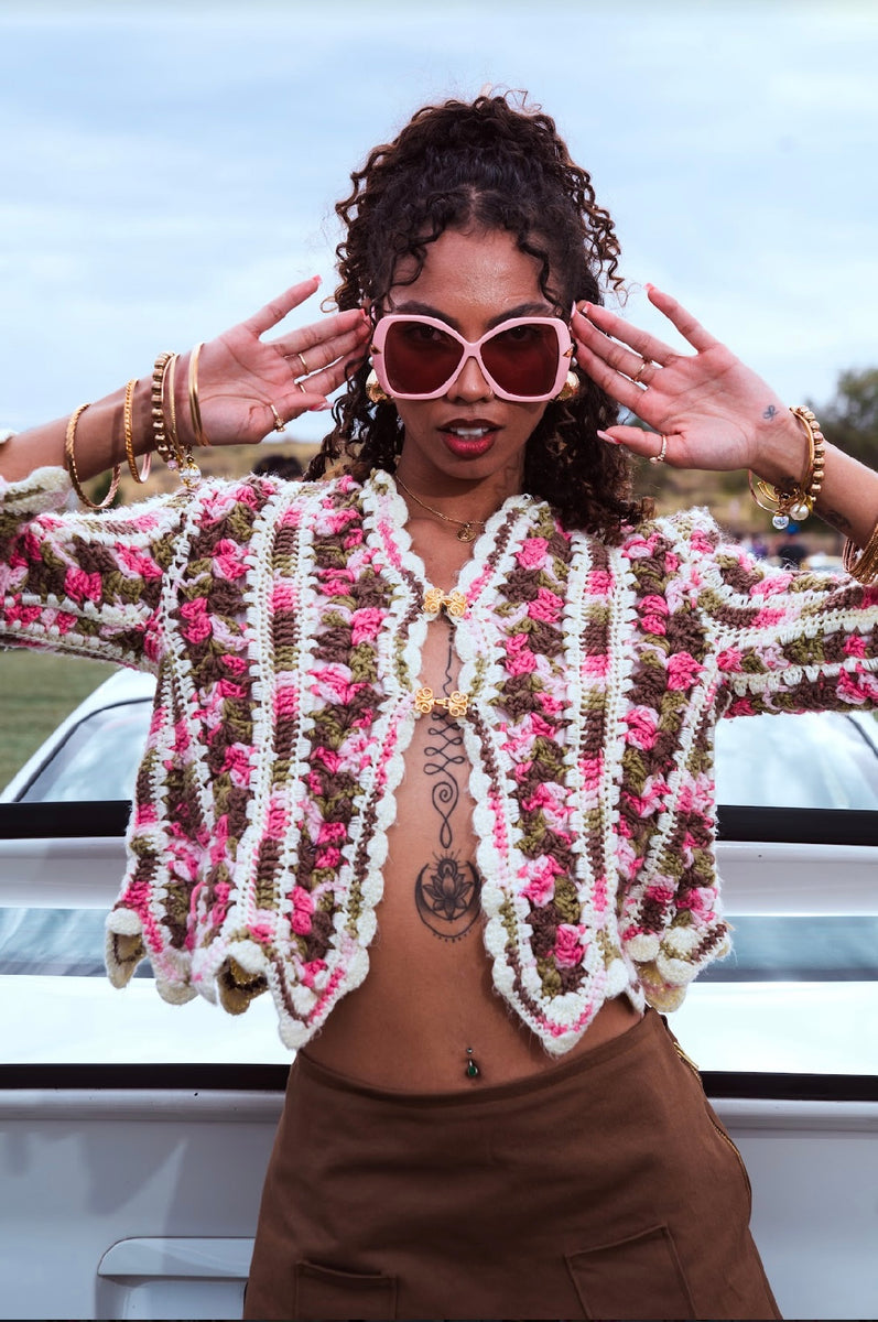 Crochet cropped jacket – Castillo By Karina