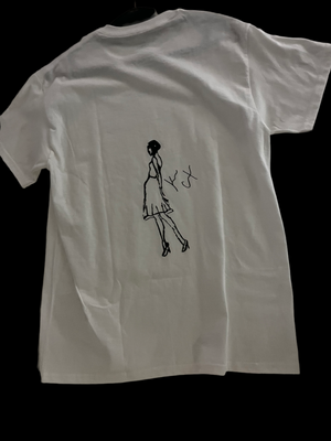 Girl walking sketch Tee